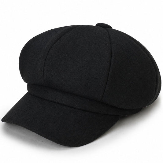 Classic Newsboy Cap Soft Textured Baker Boy Hat for Everyday Wear