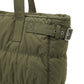 Oversized Puffer Tote Bag with Long Shoulder Straps and Side Buckle Details 13.5x14x4.5in