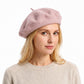 Wool Beret Hat Classic French Painter Cap Soft Felt Everyday Style