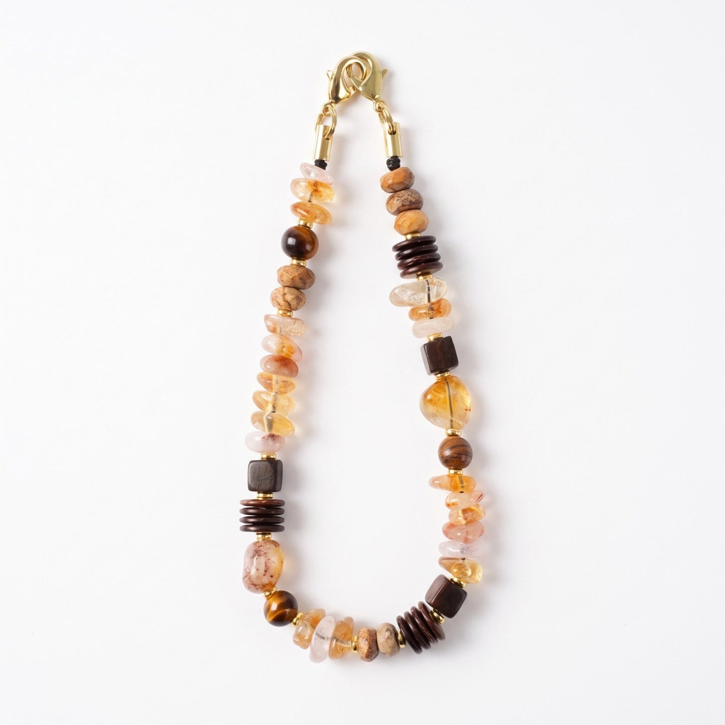 Beaded Handbag Charm Chain with Lobster Clasps