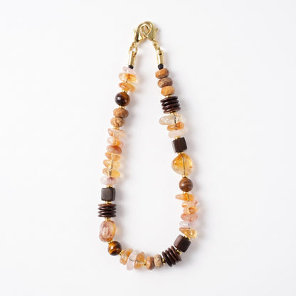 Beaded Handbag Charm Chain with Lobster Clasps