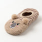 Fuzzy Bear Slipper Socks 2 Pair US 5-10.5