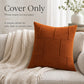 Textured Decorative Throw Pillow Cover Soft Accent Cushion Cover for Sofa Bed