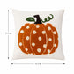 Halloween Fall Pumpkin Ghost Decorative Throw Pillow Cover 17.7x17.7in