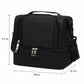 Dual Compartment Insulated Lunch Bag with Adjustable Shoulder Strap