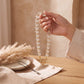 Beaded Wrist Strap with Clasps for Phones and Bags