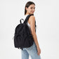Lightweight Drawstring Backpack with Front Pocket Side Pockets and Adjustable Shoulder Straps