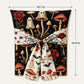 Halloween Dining Chair Back Cover with Decorative Bow