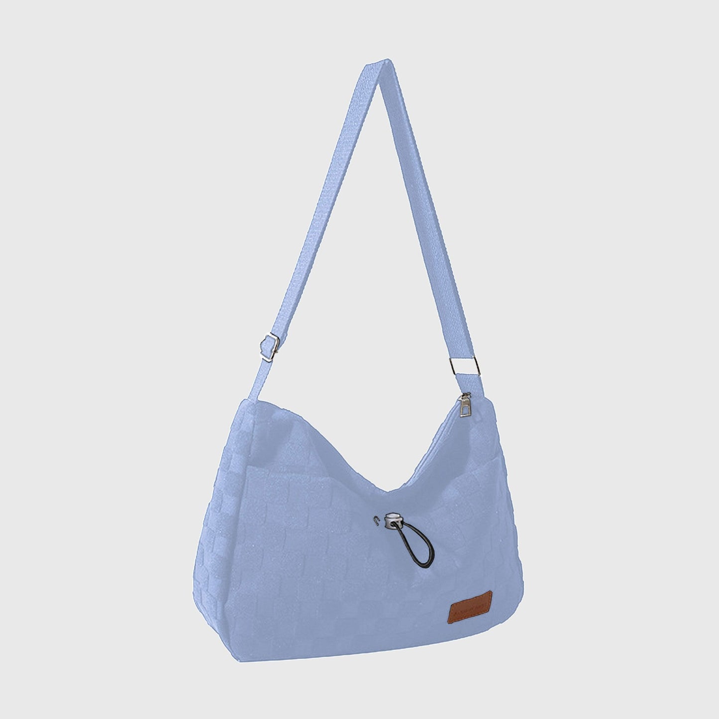 Woven Canvas Crossbody Bag - Adjustable Strap 3-in-1 (Shoulder/Handheld) Bag