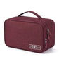 Travel Underwear Organizer Bag with Zipper and Carry Handle
