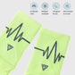 6pk Professional Athletic Socks - Ankle-Length Sports Socks with Elastic Cuff & Reinforced Design for Running & Gym