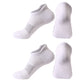 2-Pair Set Low-Cut Athletic Socks with Honeycomb Mesh Ventilation Arch Compression and Cushioned Heel Fit