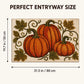 Fall Pumpkin Halloween Doormat Nonslip Entryway Rug 19.7 x 31.5 Inches