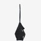 Black Sequin Embellished Braided Shoulder Bag Canvas Handbag