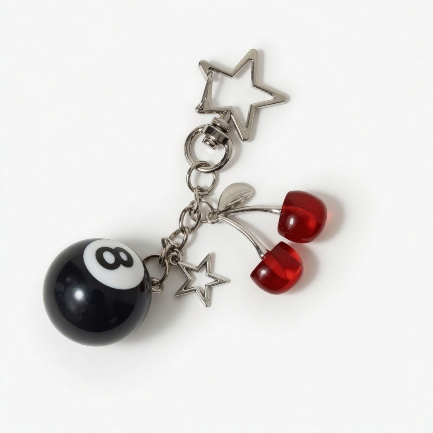 Dice Charm Keychain with Multi Dice Pendant Set Game Theme Bag Charm Key Ring Accessory