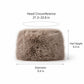 Faux Fur Pillbox Hat Soft Plush Brimless Winter Fashion Cap