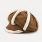 Corduroy Newsboy Cap Faux Fur Trim Baker Boy Hat Warm Casual Style