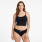 2 Pack Smooth Lace Trim Bikini Underwear