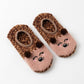 Fuzzy Bear Slipper Socks 2 Pair US 5-10.5