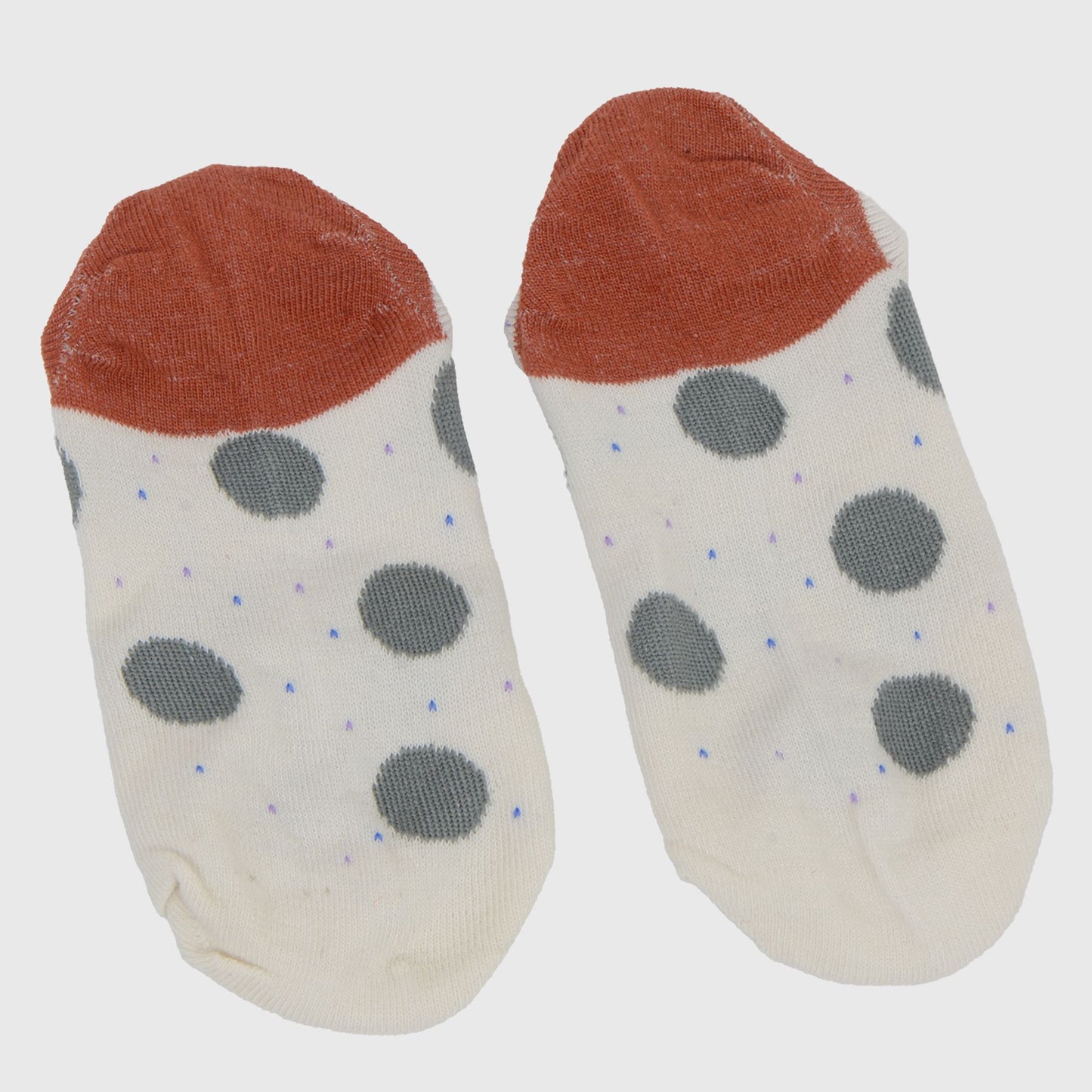 Charming No Show Socks Seamless Toe Cotton 6Pk