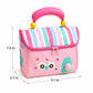 Kids Cartoon Lunch Bag with Padded Handle and Zipper Closure