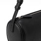 Barrel Shoulder Bag with Adjustable Strap and Top Zipper Closure 7.5x4.5x3in