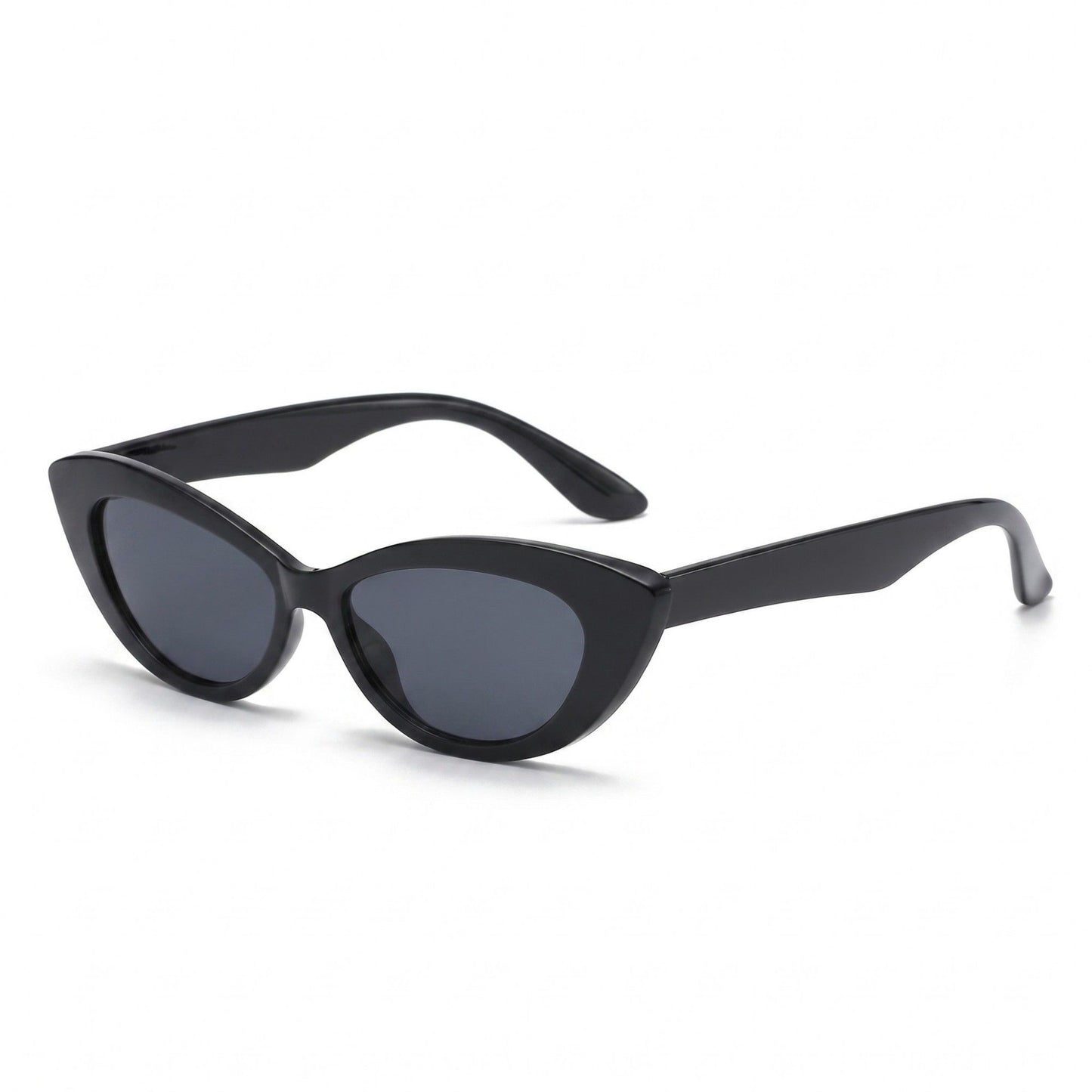 Retro Cat Eye Sunglasses Fashionable Oversized Frame Elegant Design for Stylish Look
