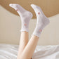Adorable Summer Ruffle-Edge Ankle Socks 5pk