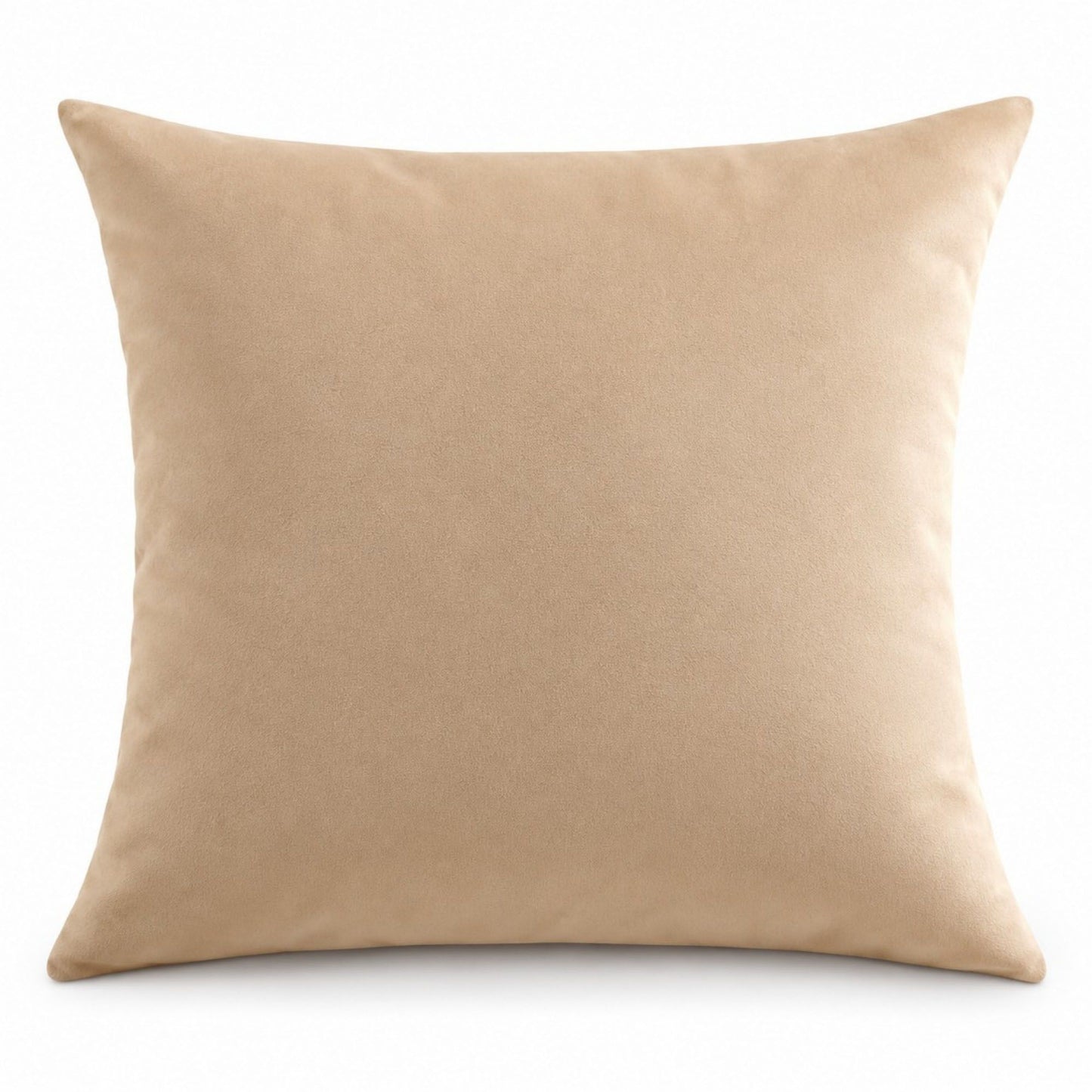 Solid Velvet Decorative Throw Pillow Cover (Single Piece)