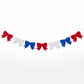 Decorative Bow Garland for Parties and Holiday Decor