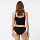 2 Pack Smooth Lace Trim Bikini Underwear