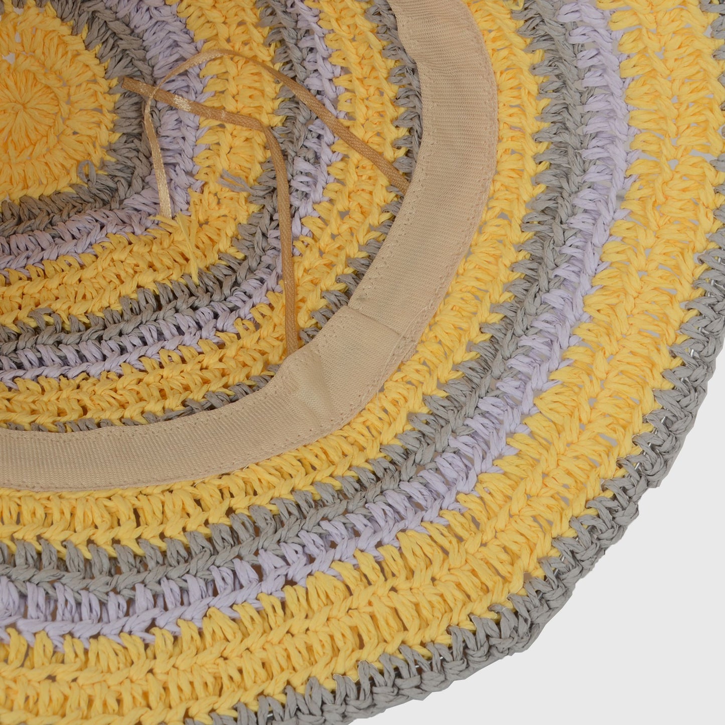 Women's Vibrant Multicolored Crochet Bucket Hat