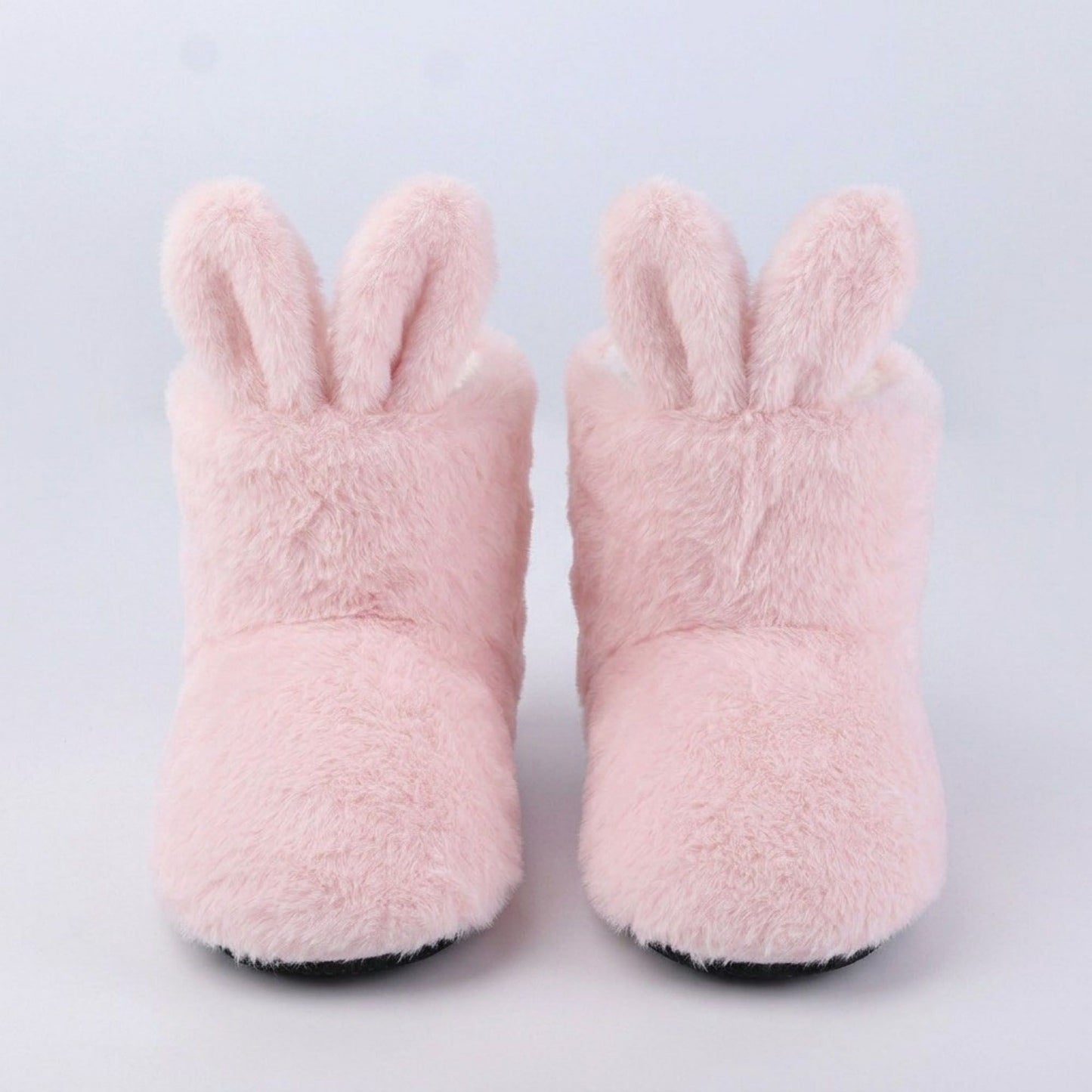Fuzzy Bunny Slipper Boots