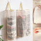 2 Pack Hanging Storage Bags Vertical Organizer Socks Storage for Closet Door Wall Space Saving