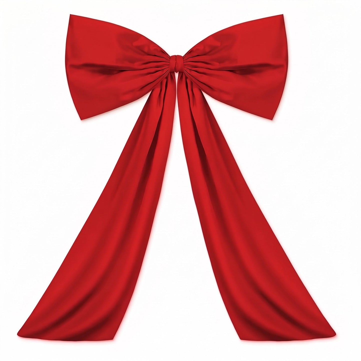 Large Decorative Bow with Long Tails for Holiday Decor