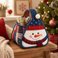 Christmas Santa Quilted Carry Basket DIY Sewing Kit