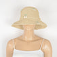 Straw Bucket Hat with Cherry Embellishments