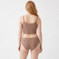 2 Pack Ribbed Floral Lace Bikini Underwear