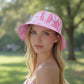 Summer Fisherman Hat Outdoor Travel Tie Dye Bucket Hat with Wide Brim Casual Sun Protection