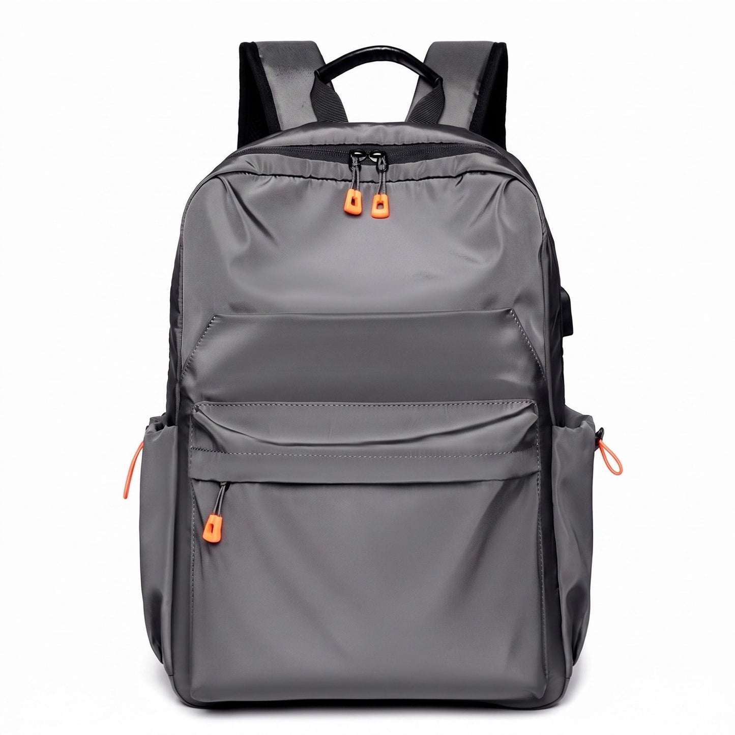 Multi-Pocket Commuter Travel Backpack with Padded Straps and Adjustable Side Pockets