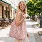 Floral Embroidered Shoulder Tote Bag Lightweight Foldable Everyday Bag for Women