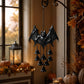 Halloween Metal Bat Wind Chime with Hanging Bells