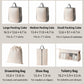 6 Piece Travel Packing Cube Set with Shoe Bag and Laundry Bag