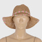 Women's Flower Embellishments Sun Hats Charming Crocheted Straw