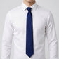 Men's Solid Smooth Finish Tie Classic Necktie 57 Inch Length 3.1 Inch Width Formal Business Accessory