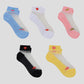 Thin Semitransparent No - Show Socks 5pk Non-slip and Sweat-absorbent