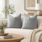 Textured Geometric Decorative Throw Pillow Cover Soft Accent Cushion Cover for Sofa Bed