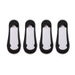 Ultra Low Cut No Show Socks with Anti-Slip Silicone Grip and Seamless Toe Protection 4-Pack