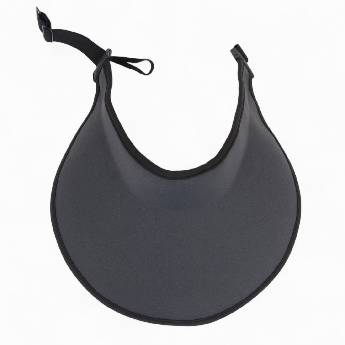 Women's Wide Brim Sun Visor Hat with Contrast Trim and Adjustable Back Strap