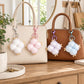 Fluffy Pom Keychain Cute Key Ring Handbag Charm Assorted Set